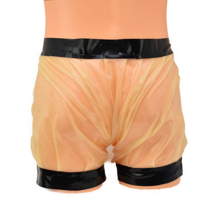 Latex Pluder-Hose mit dichtem Bund an Bauch und Beinen