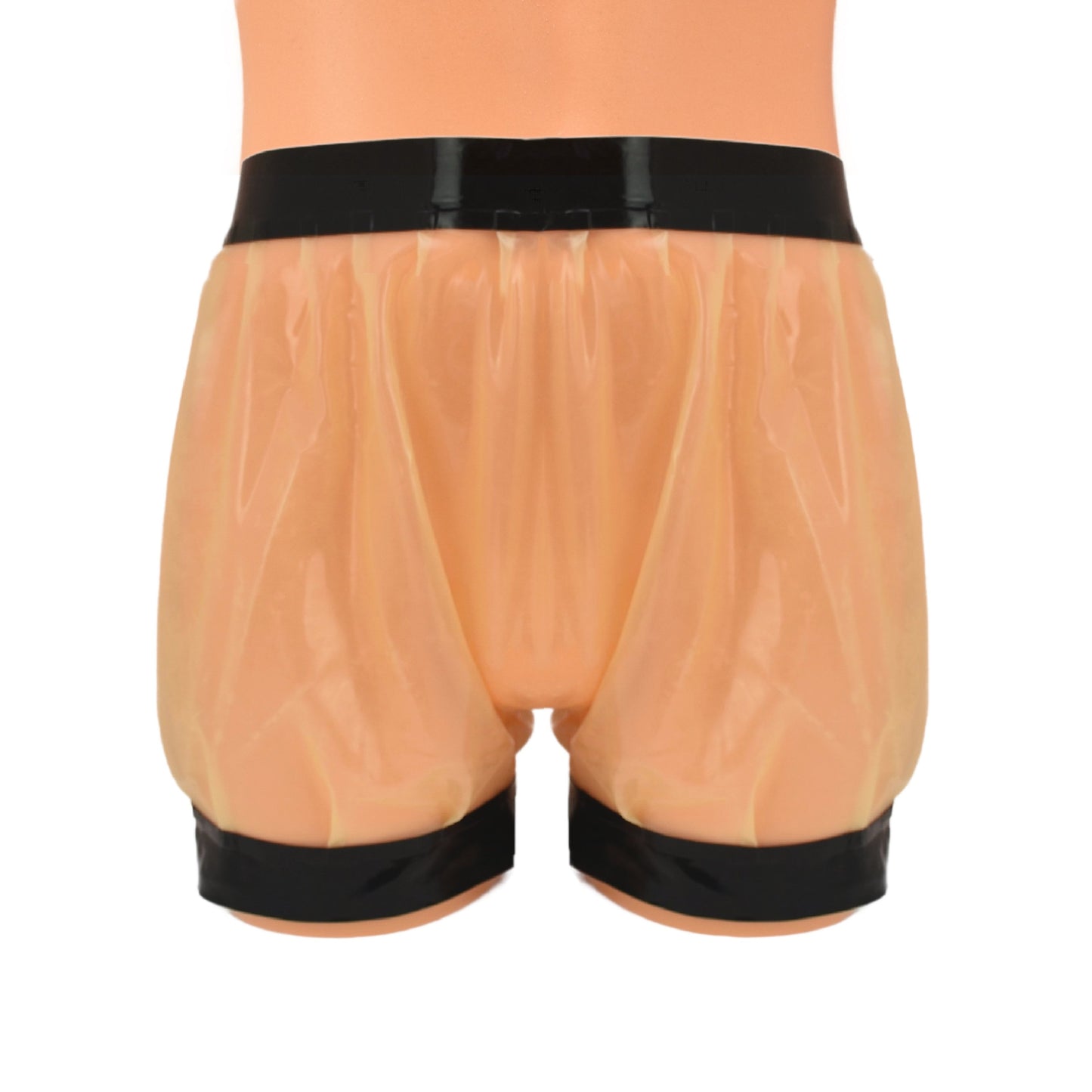 Latex Pluder-Hose mit dichtem Bund an Bauch und Beinen