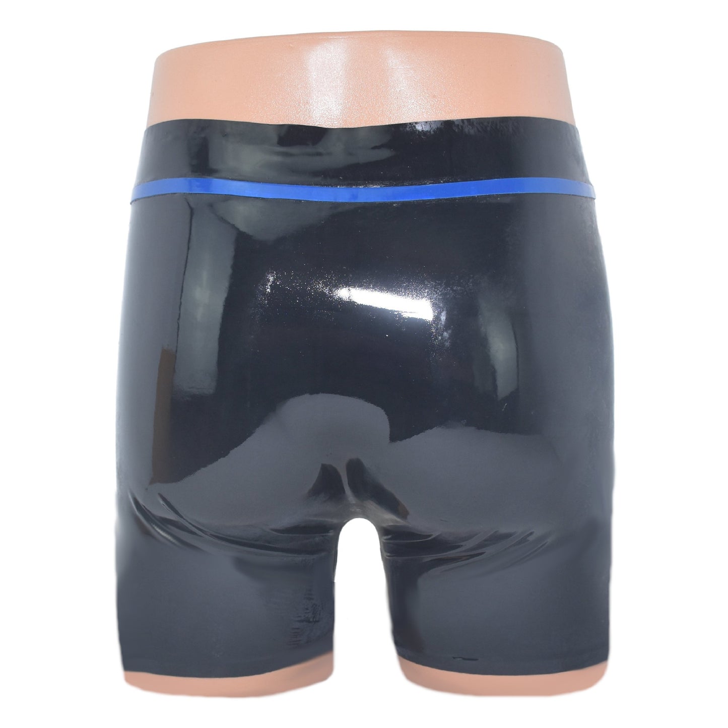 Latex Shorts mit Frontöffnung
