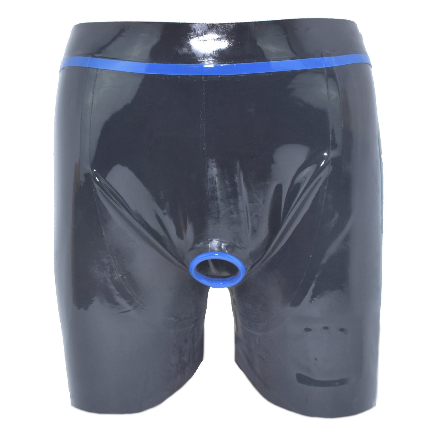 Latex Shorts mit Frontöffnung