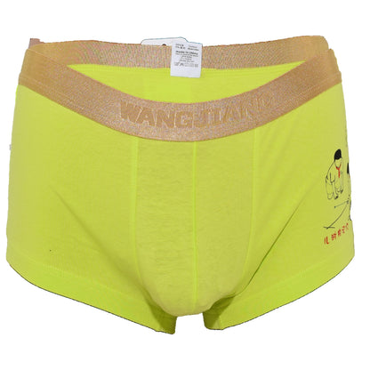 Boxer mit Goldrand Comicdruck