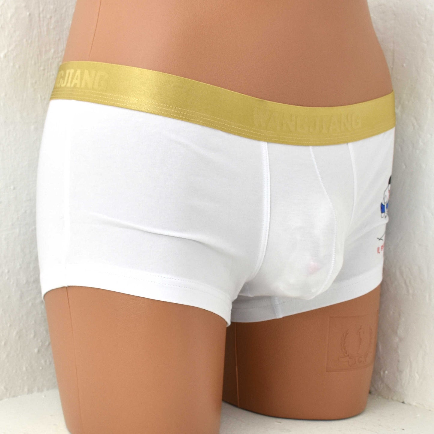 Pants modisch bedruckt 2-farbig goldener Bund