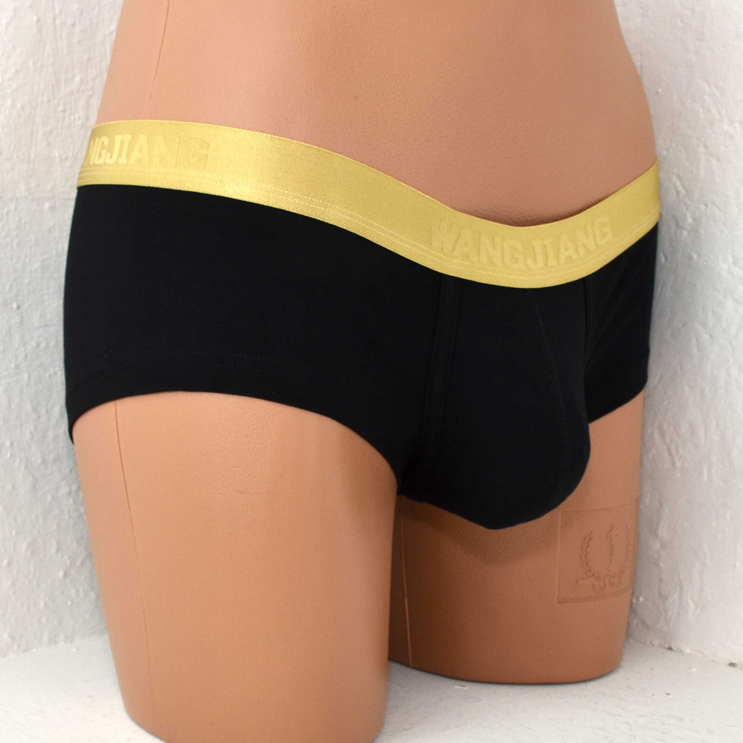 Pants modisch bedruckt 2-farbig goldener Bund