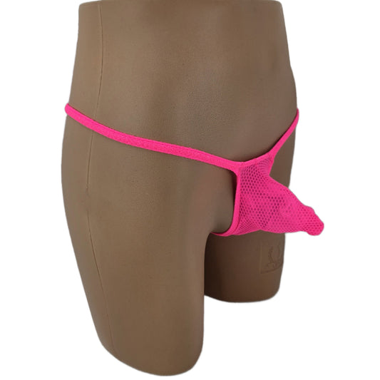 Mens slip bulge pouch String