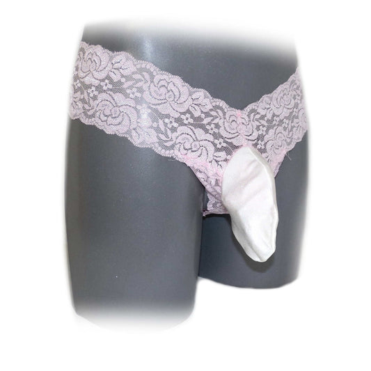 Men Lingerie mit Spitze Underpants Front with Bulge Pouch