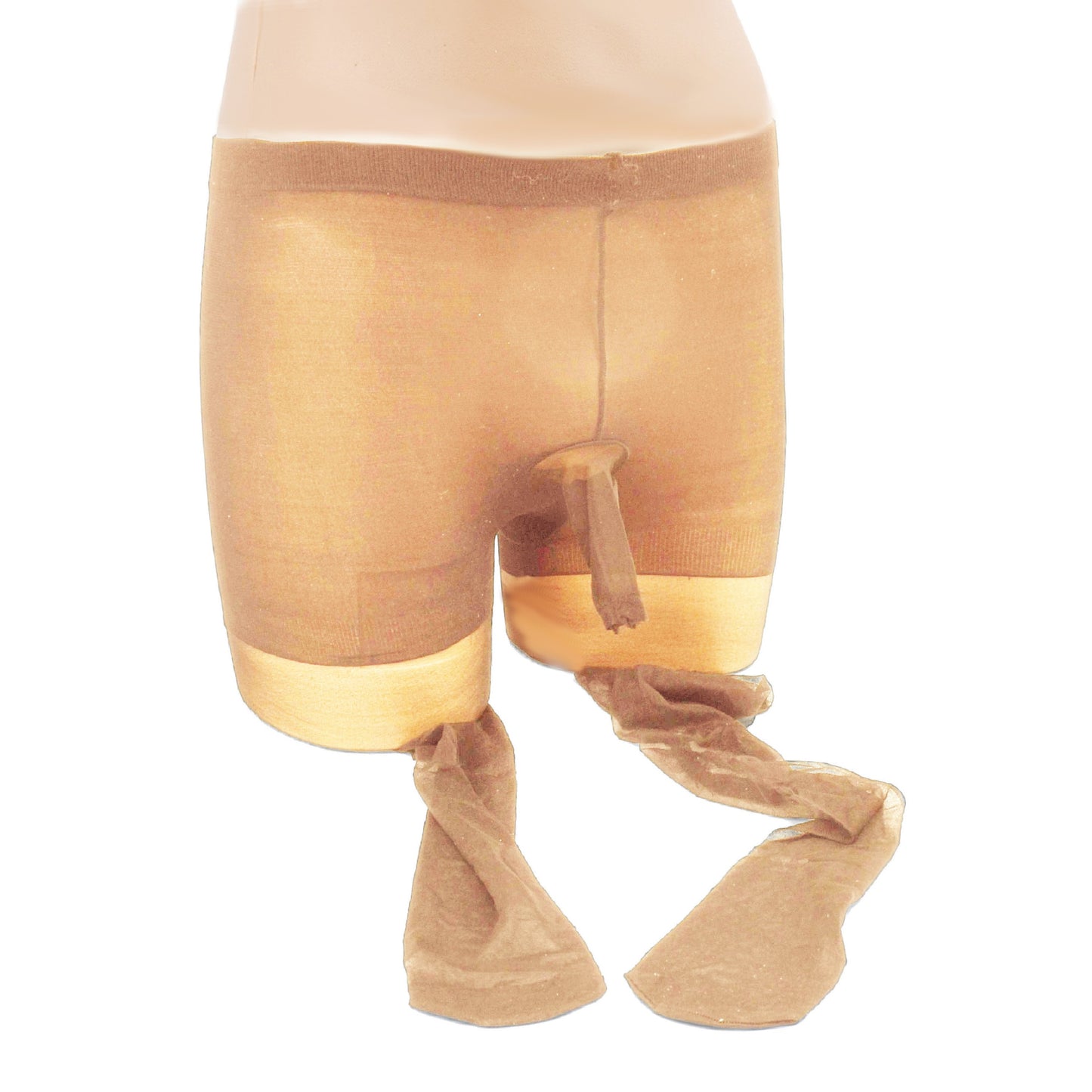 Strumpfhose mit Penisansatz - beige