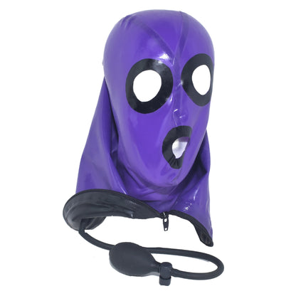 Latex Ballon-Maske zum Aufpumpen