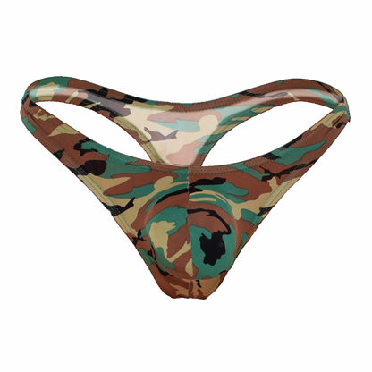Fashion Mens String Underwear Bulge Youthful Camouflage