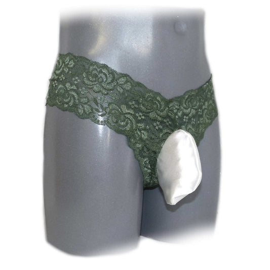Men Lingerie mit Spitze Underpants Front with Bulge Pouch
