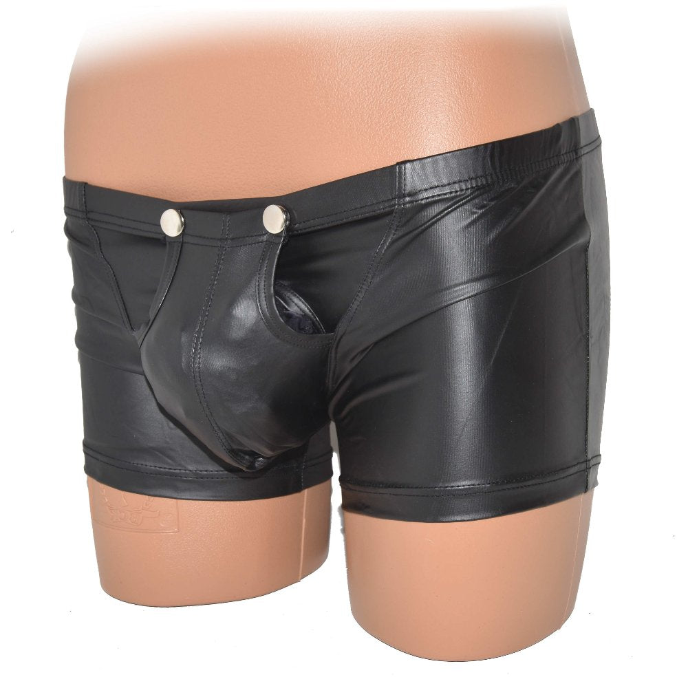 Boxer mit Frontöffnung und Druckknöpfen Black Label