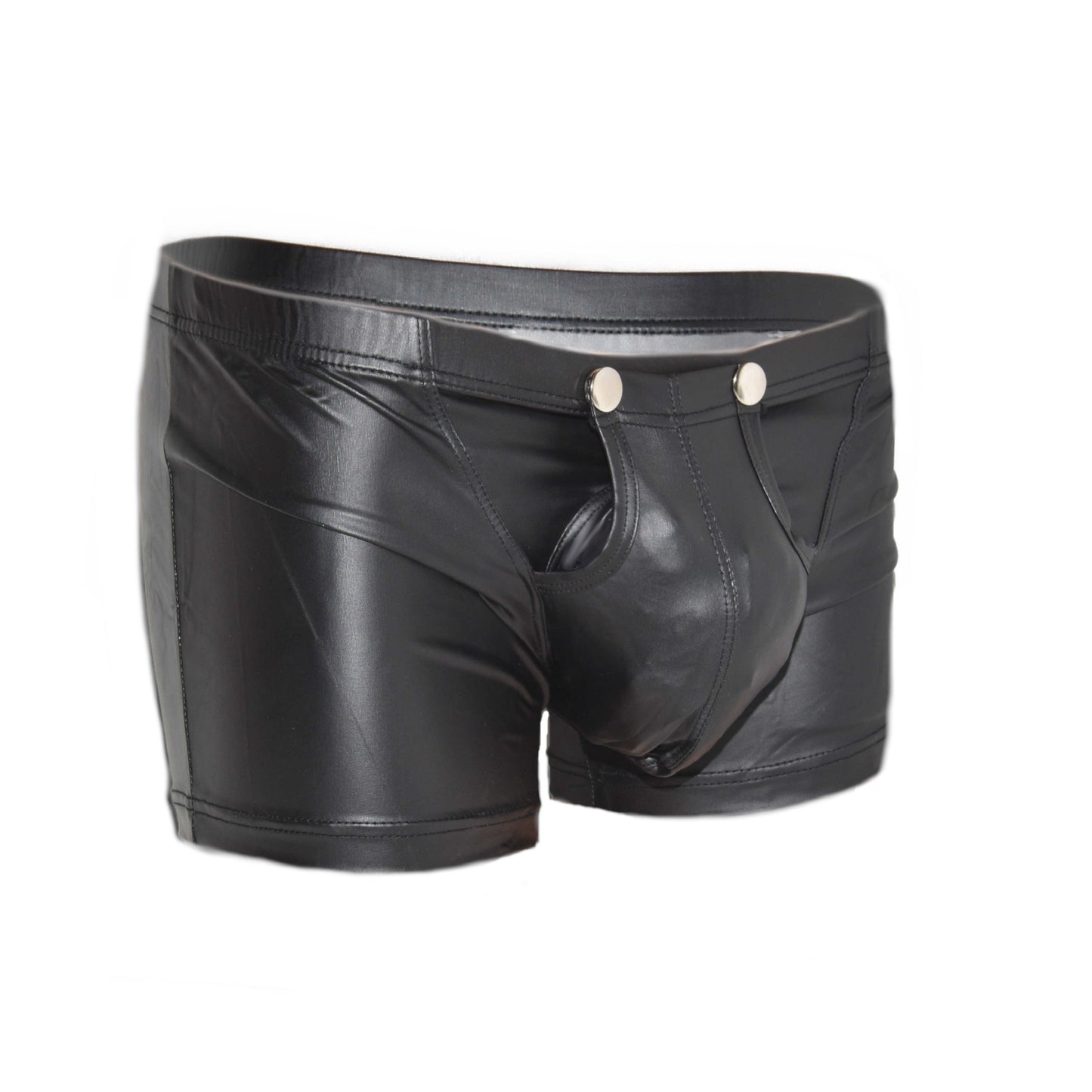 Boxer mit Frontöffnung und Druckknöpfen Black Label