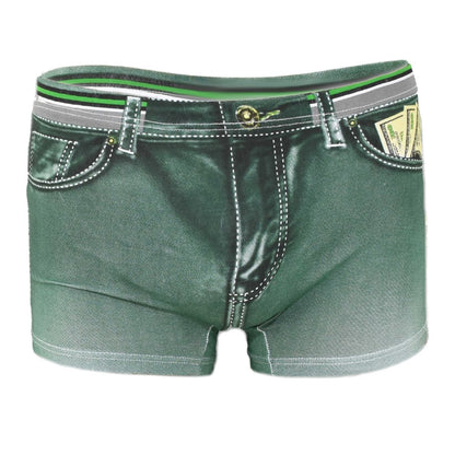 Denim Printed Dollar Pocket Boxer Shorts