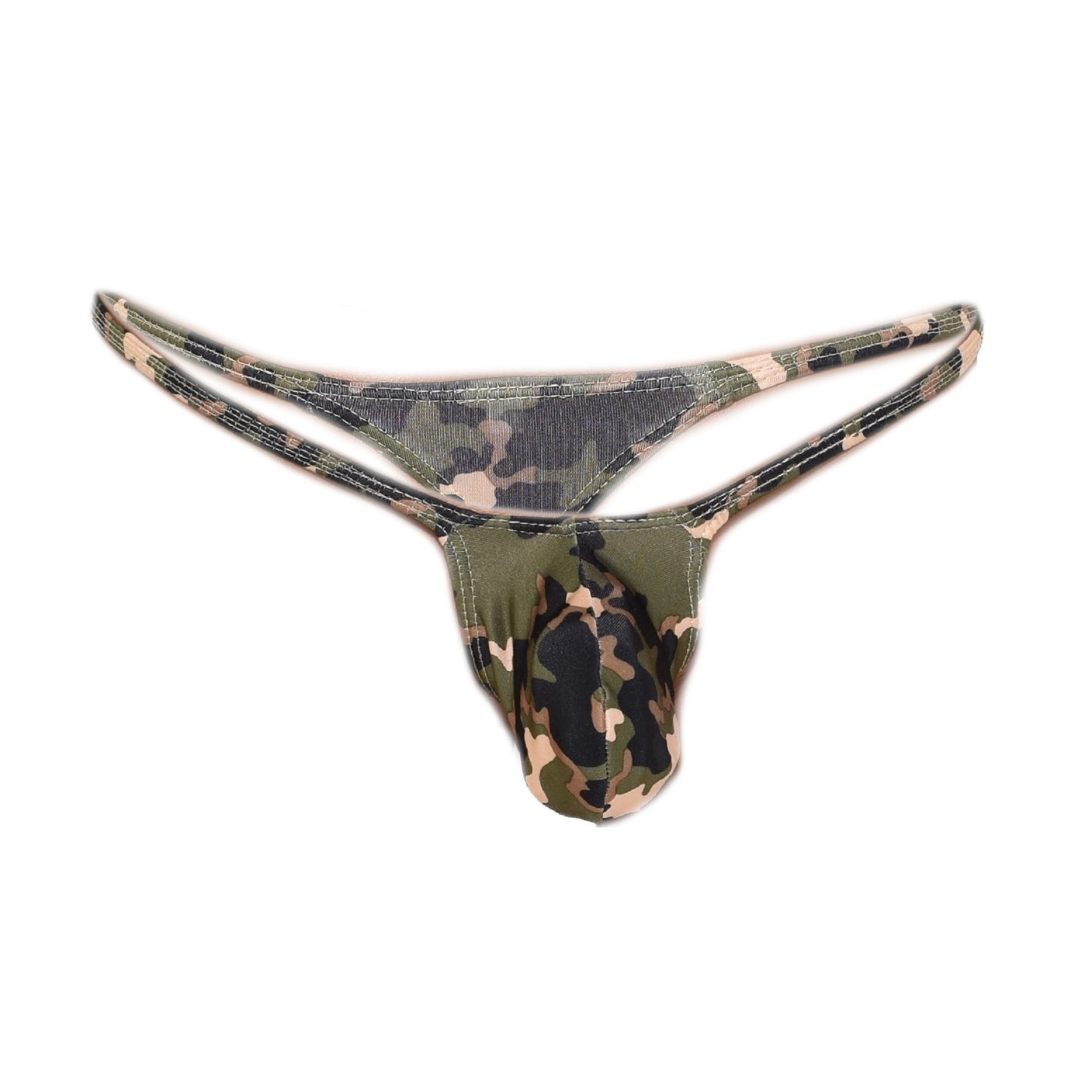Mens thong bulge pouch thong