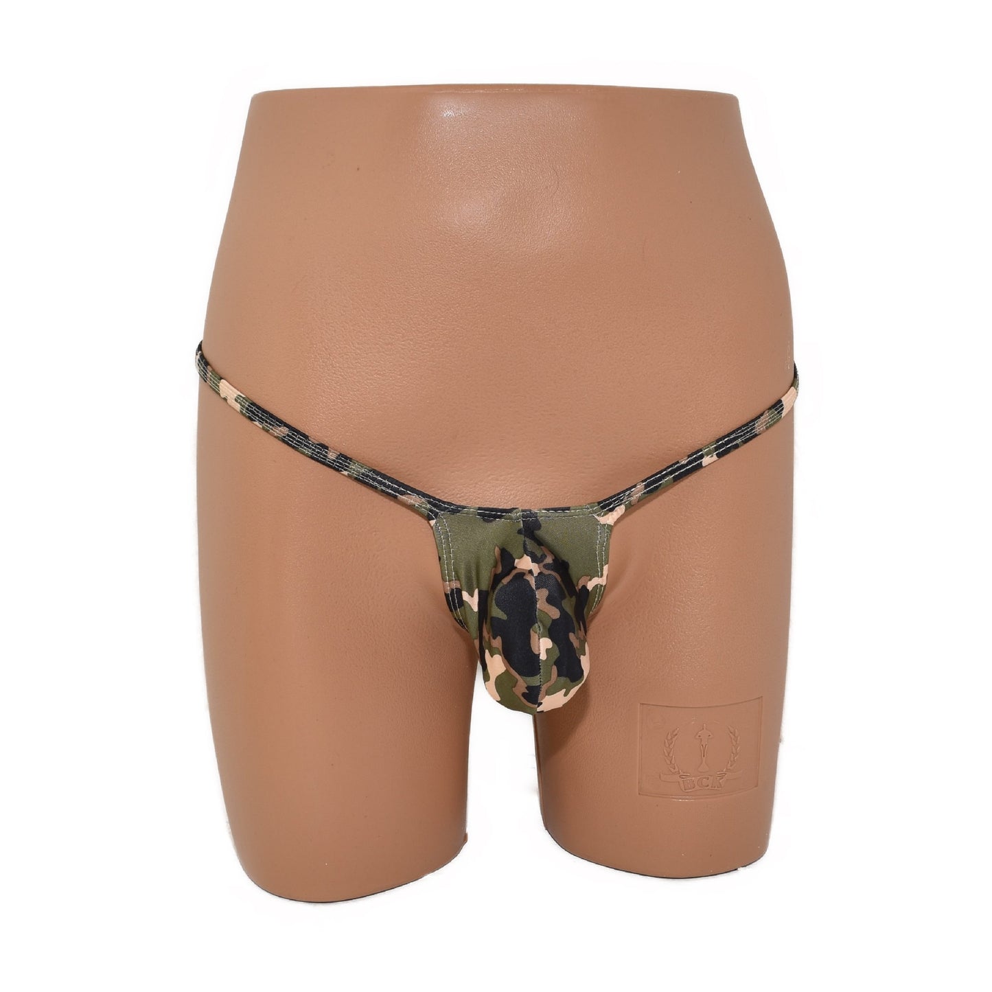 Mens thong bulge pouch thong