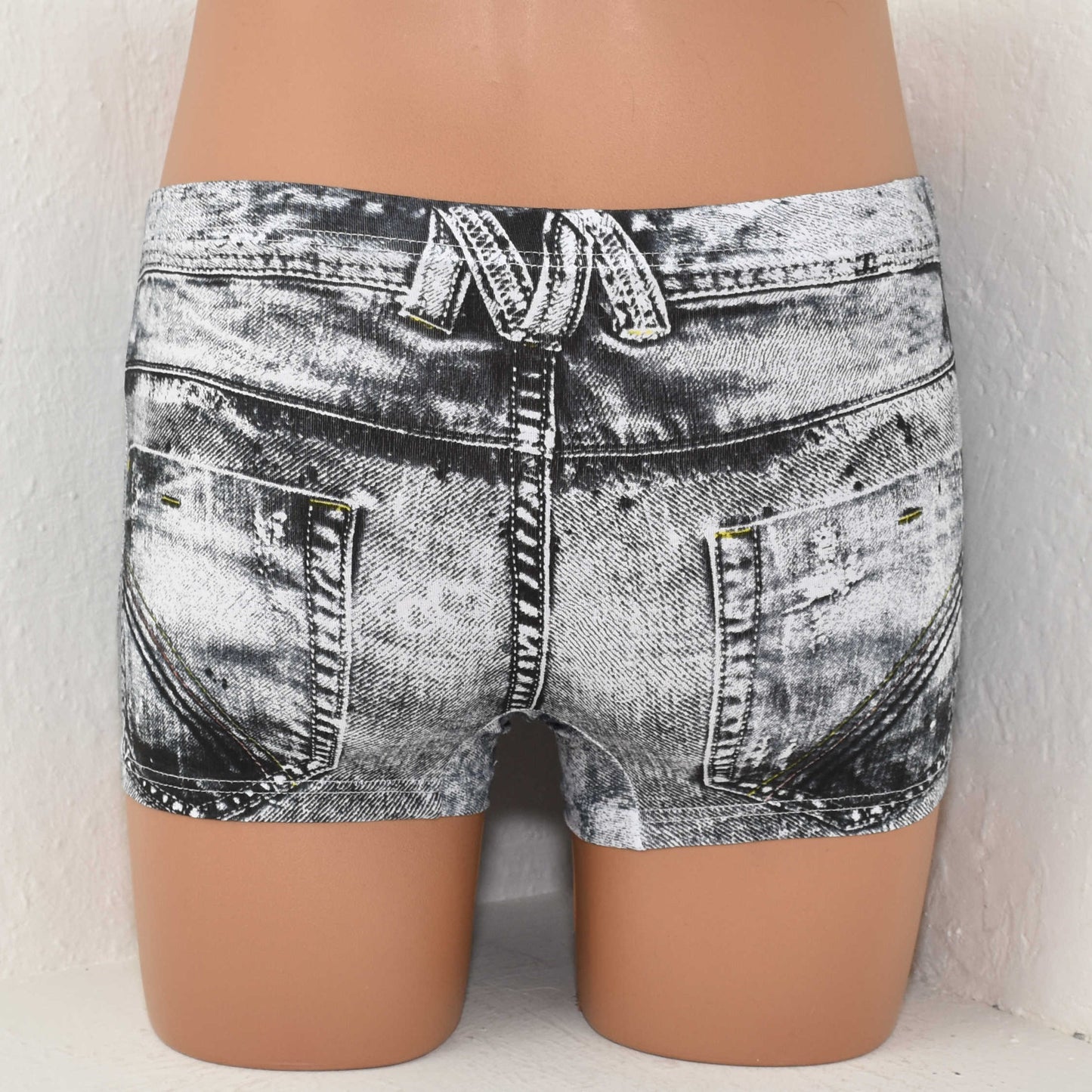Denim Printed Dollar Pocket Boxer Shorts
