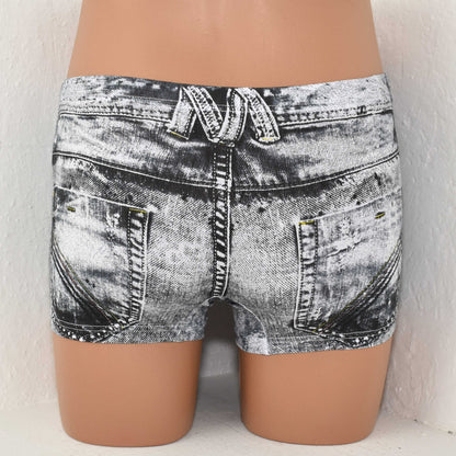 Denim Printed Dollar Pocket Boxer Shorts