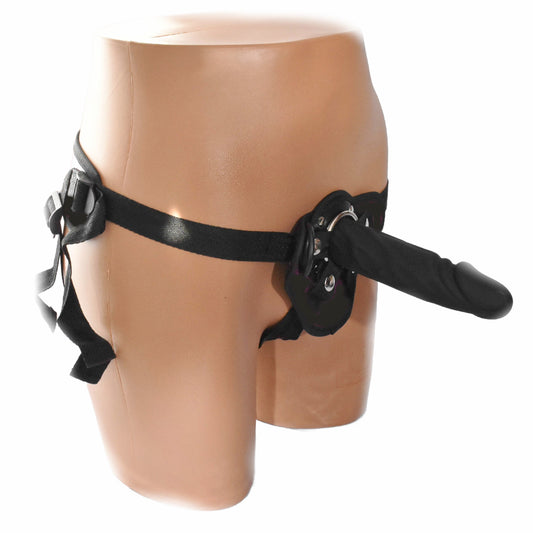 SM Strapon Adjustable PU Leather Flirting 17 cm