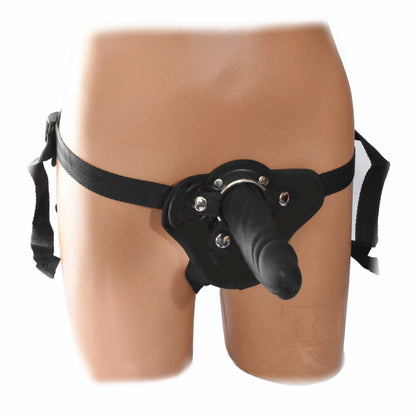 SM Strapon Adjustable PU Leather Flirting 17 cm