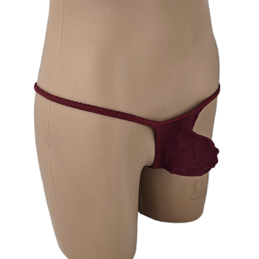 Mens slip bulge pouch String