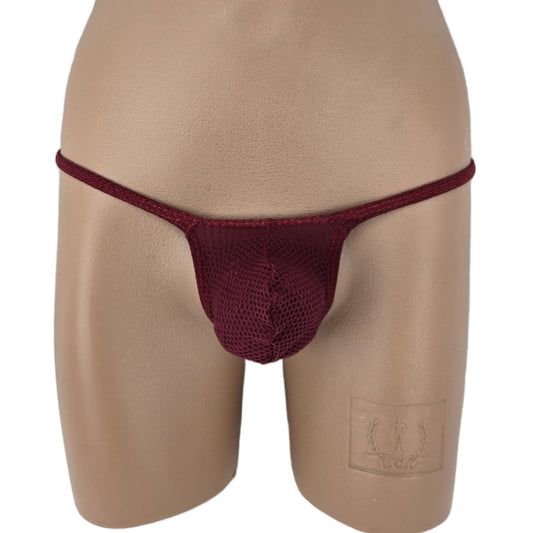 Mens slip bulge pouch String