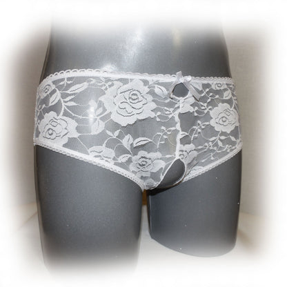 Crotchless Open Crotch Lace Thongs