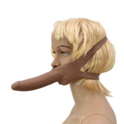 Latex Dildo mit Kopf- oder Oberschenkel Gurt 15 cm