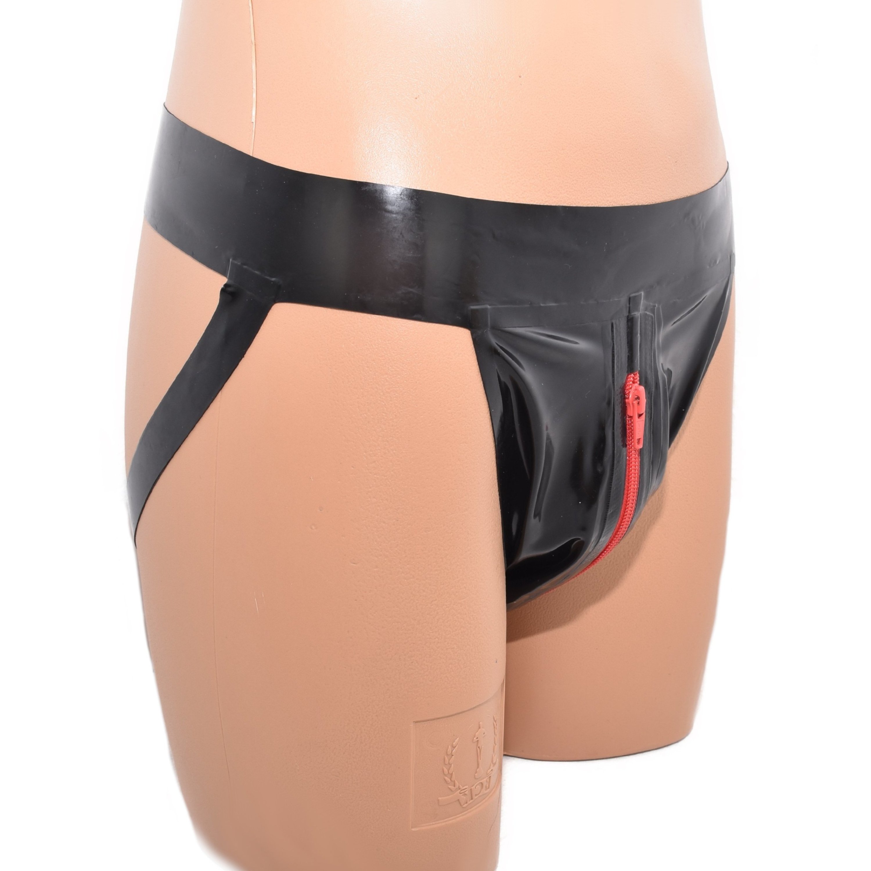 Latex Jocks mit Reißverschluss 0,4 mm