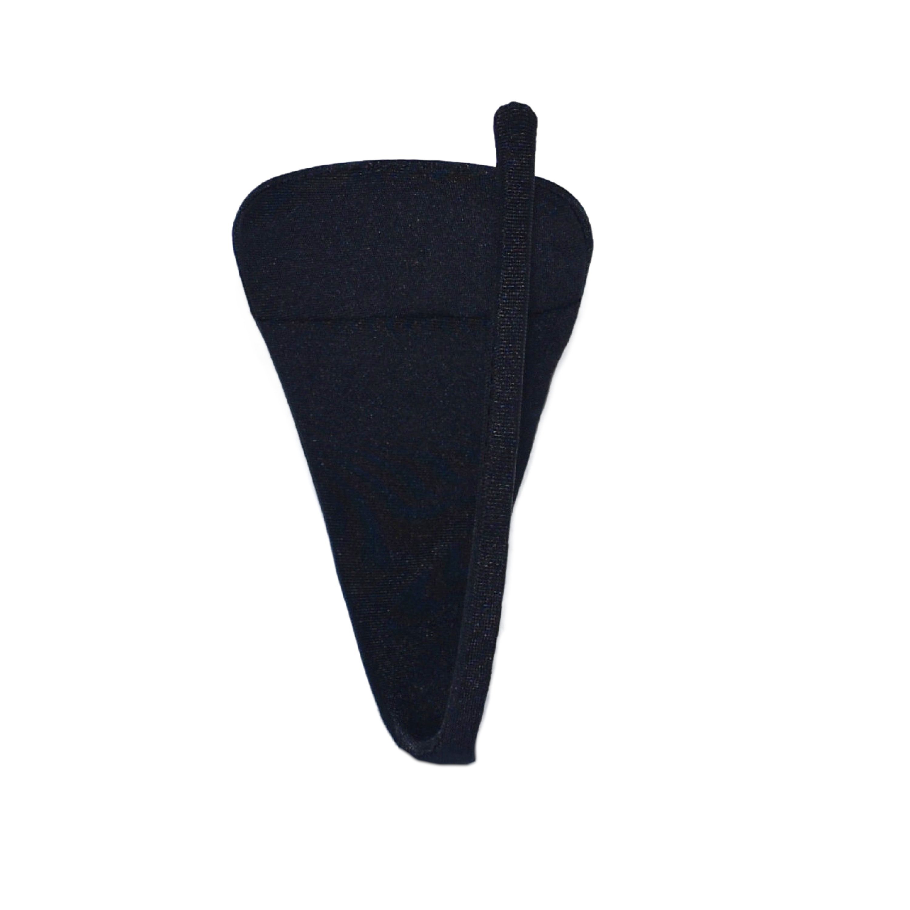 Black C-string for women with inner pocket