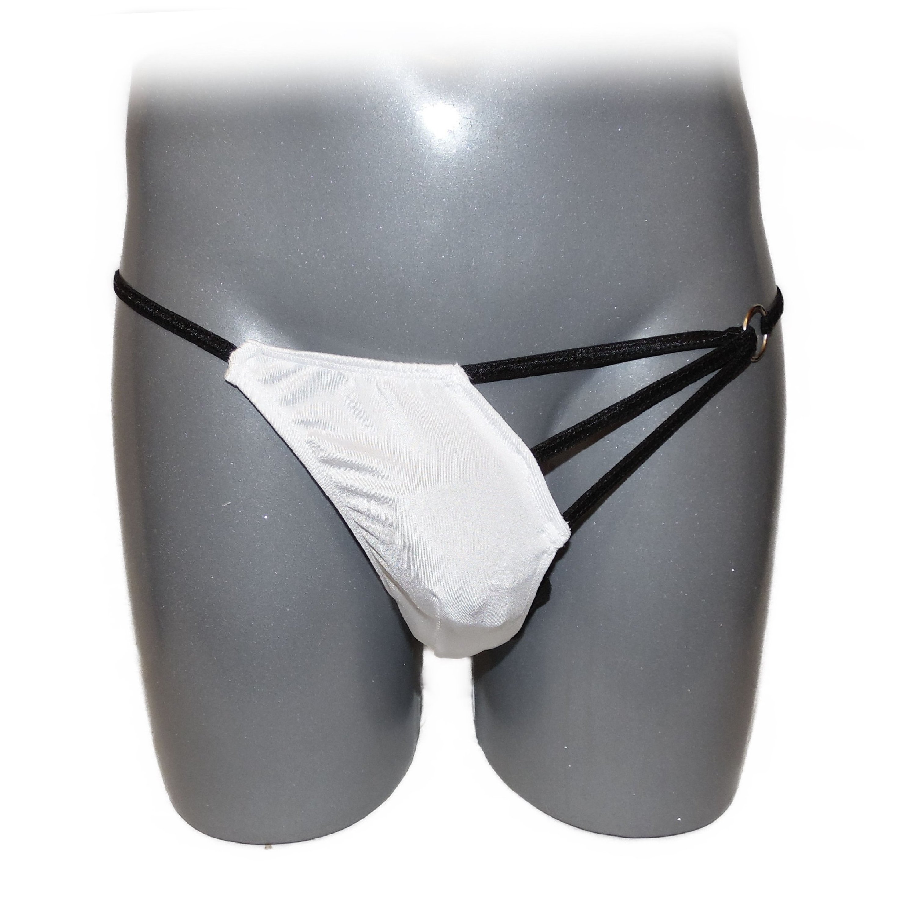 Asymmetrischer- Slip - Das erotische Etwas - Schwarz/Weiss