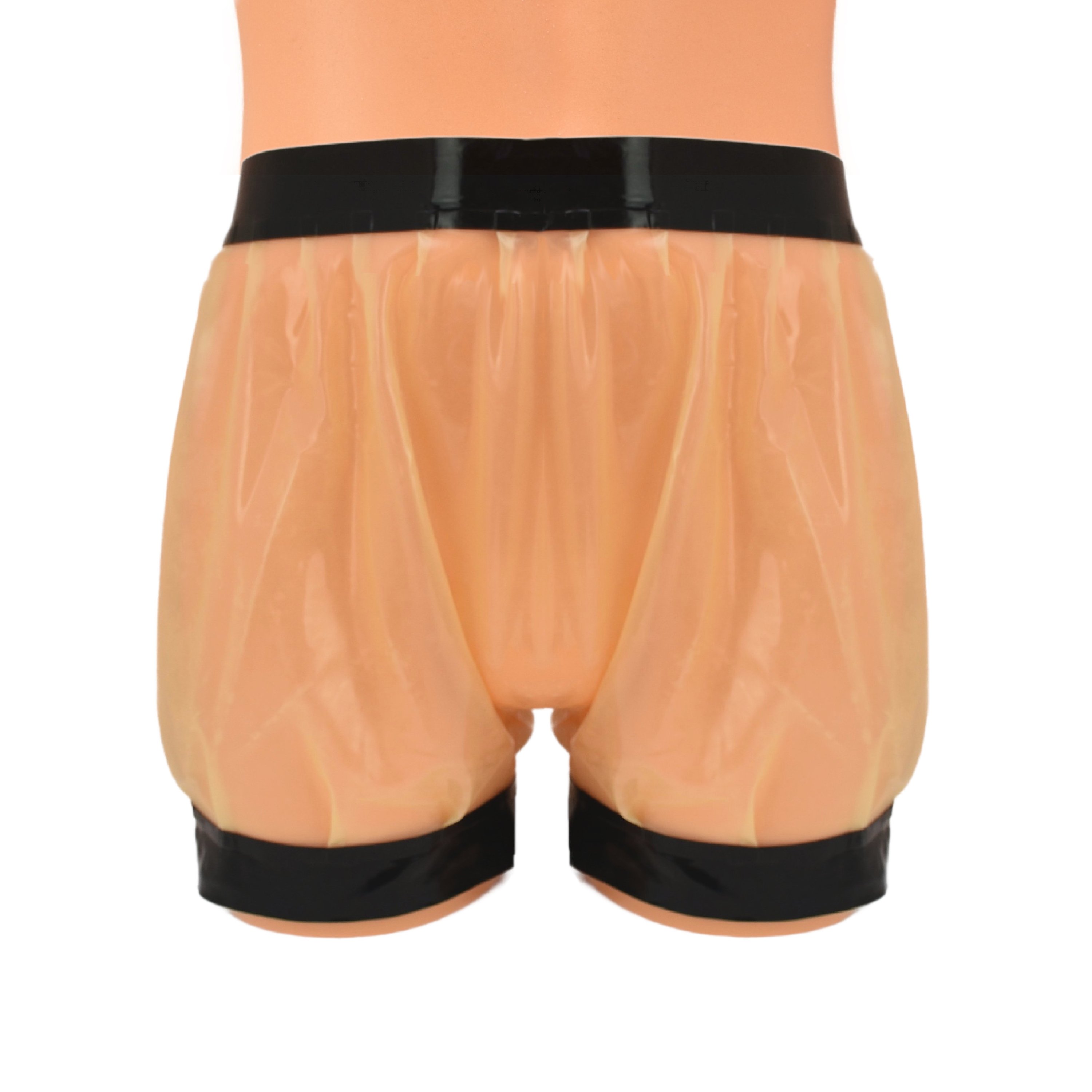Latex Pluder-Hose mit dichtem Bund an Bauch und Beinen