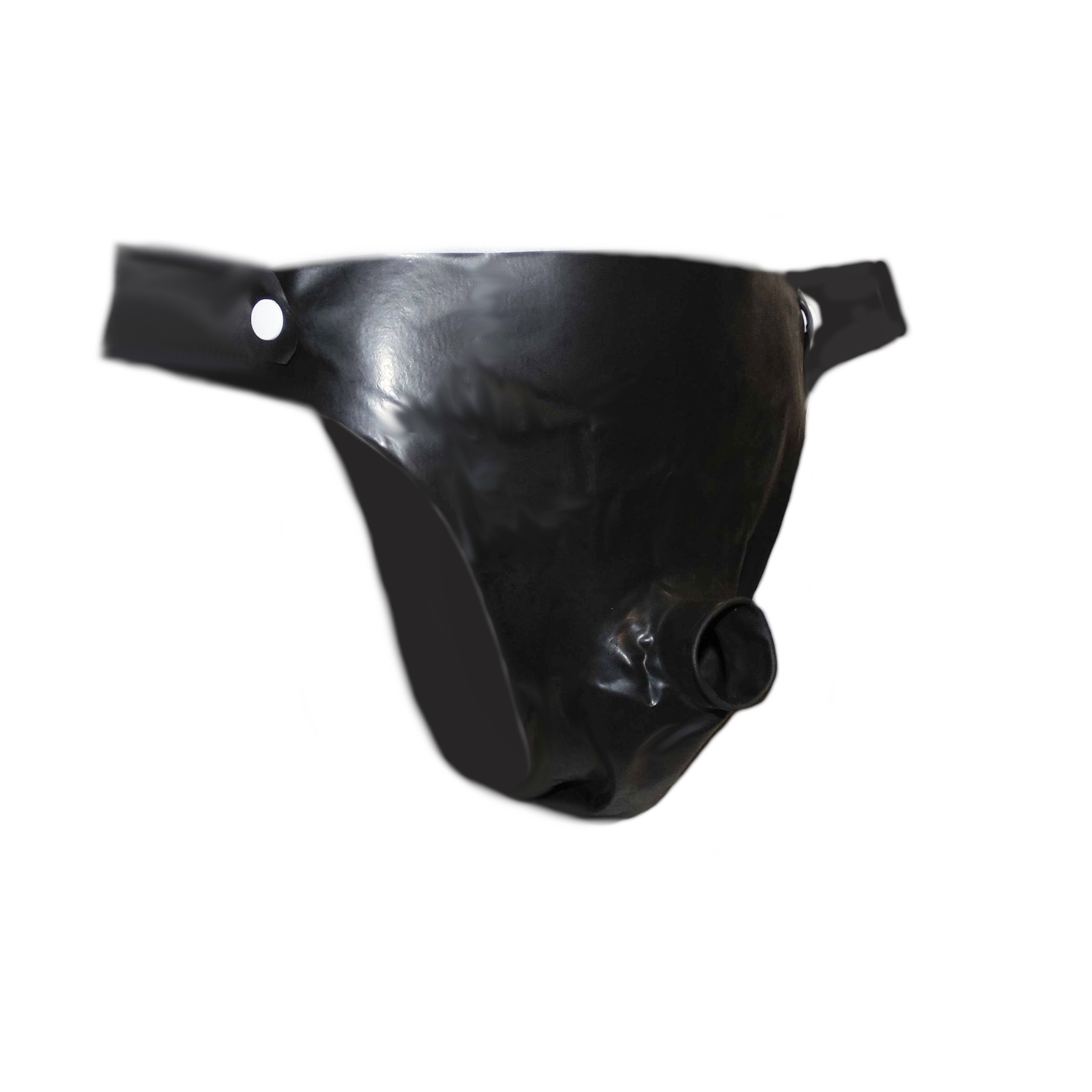 Latex  Rüsselslip ouvert seitlich zum öffnen 3 Knöpfe