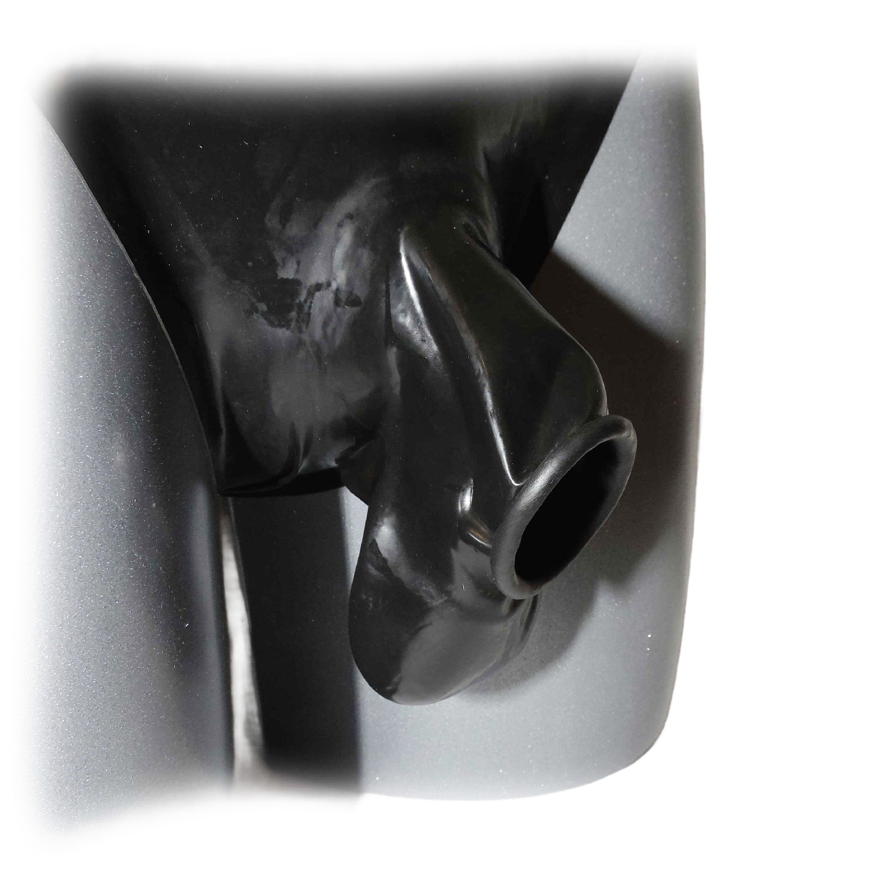 Latex Hose mit Frontöffnung und Hodensack