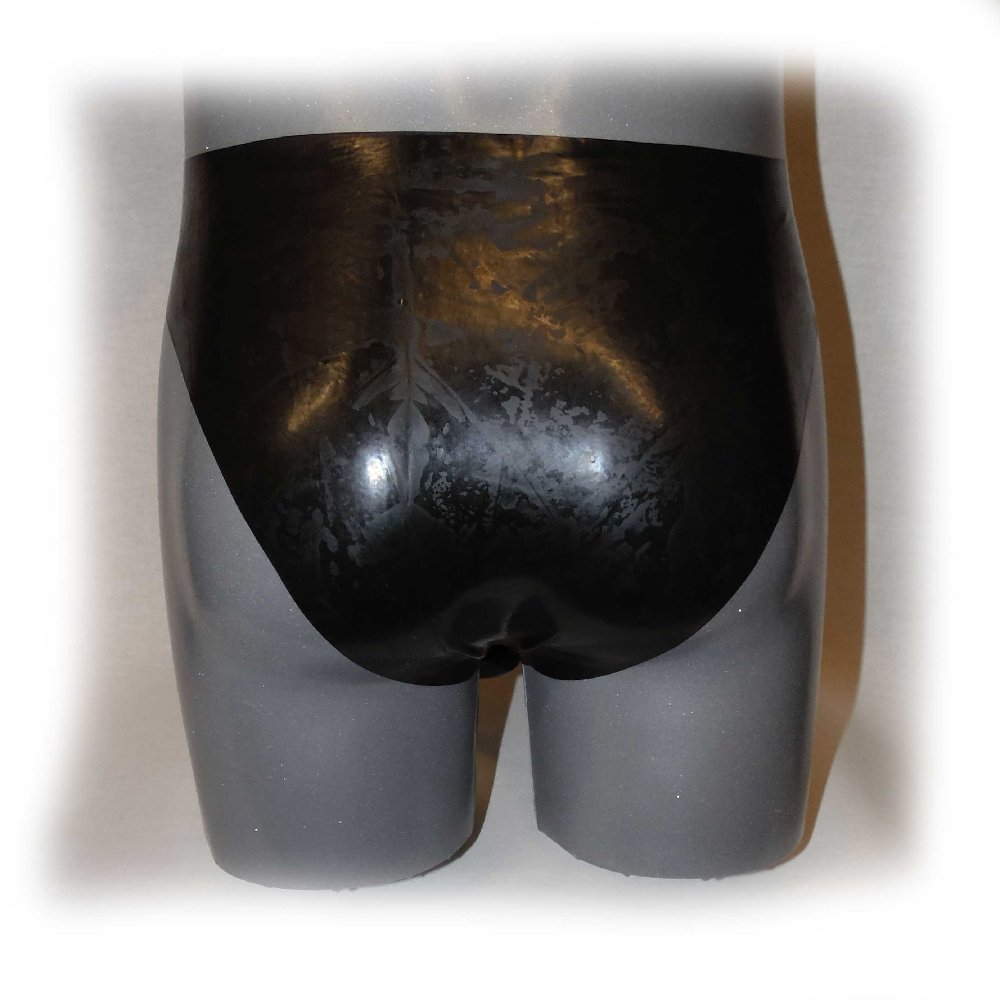 Latex Hose mit Frontöffnung und Hodensack