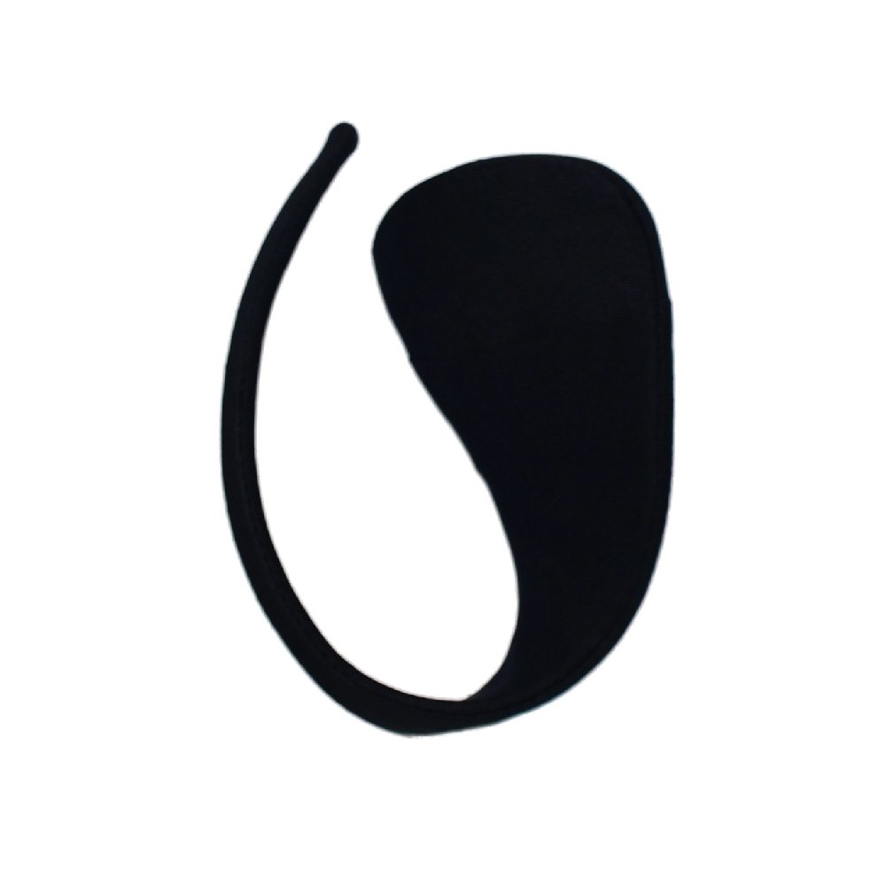 Black C-string for women with inner pocket