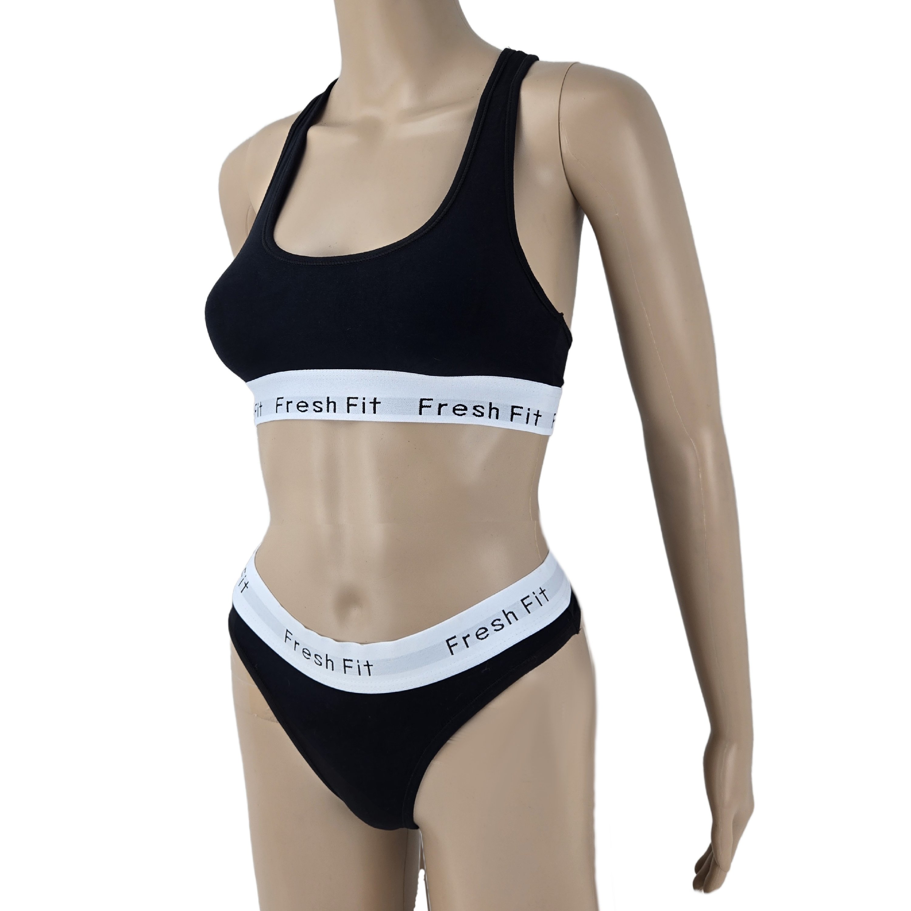 Damen Sport Set Top und String