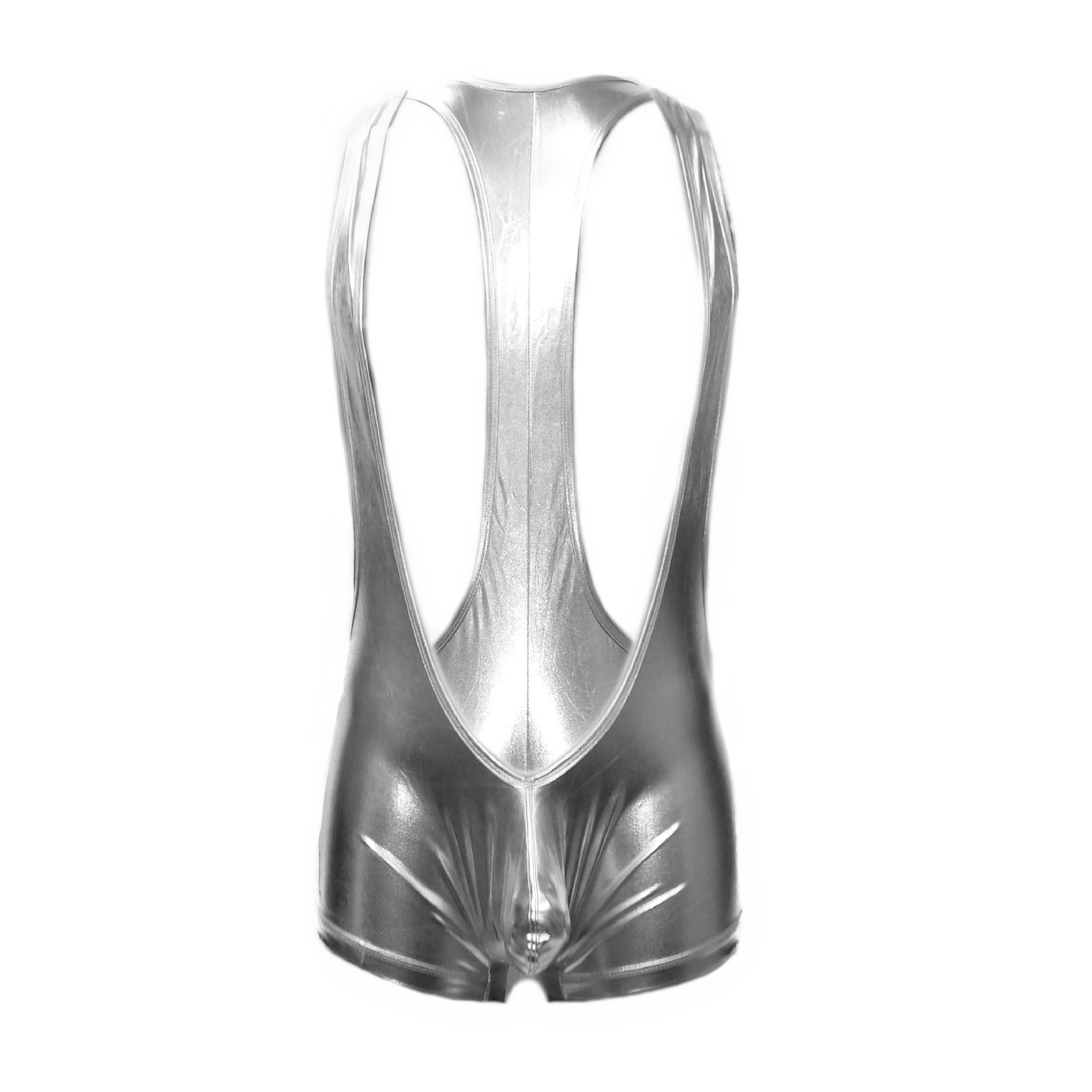 Metallic Bulge Pouch Body Men