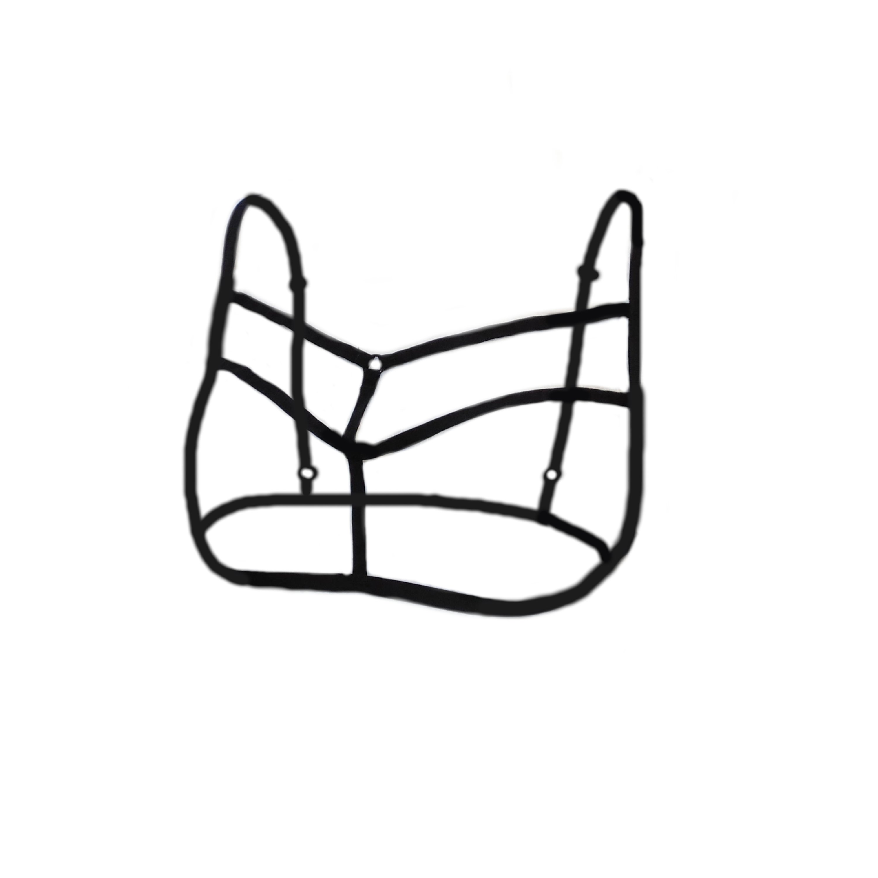 Bras Black Harness