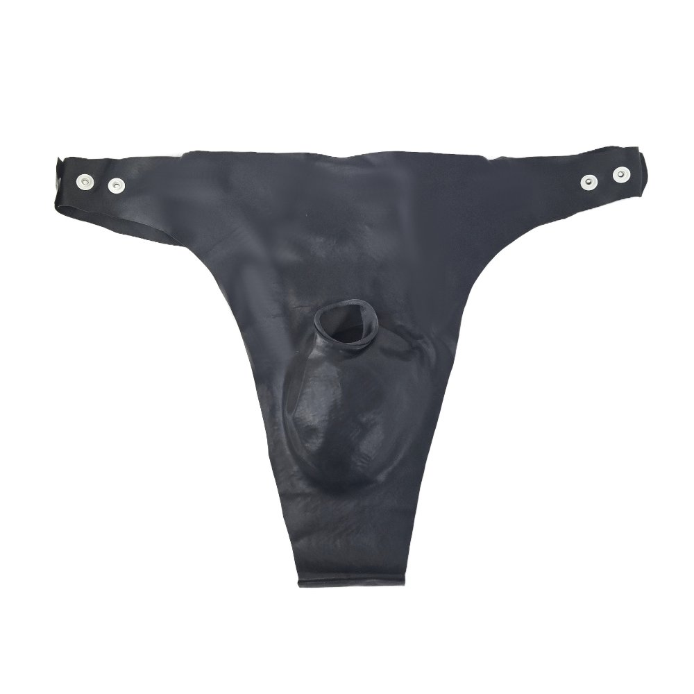 Latex  Rüsselslip ouvert seitlich zum öffnen 3 Knöpfe