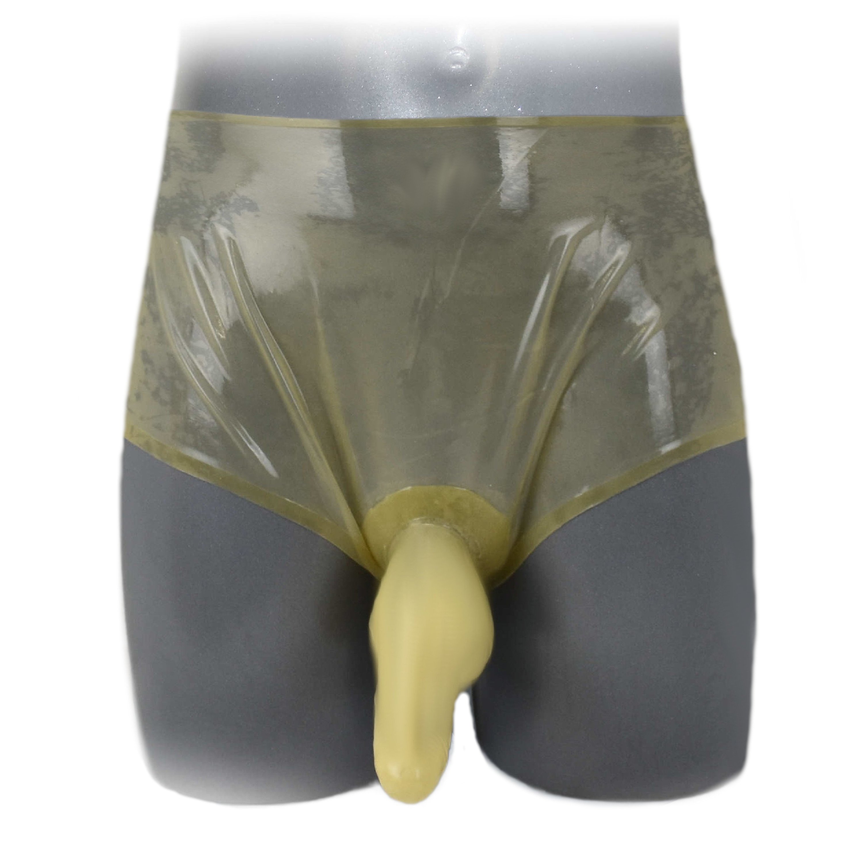 Latex Big Pants mit Kondom 0,4 mm