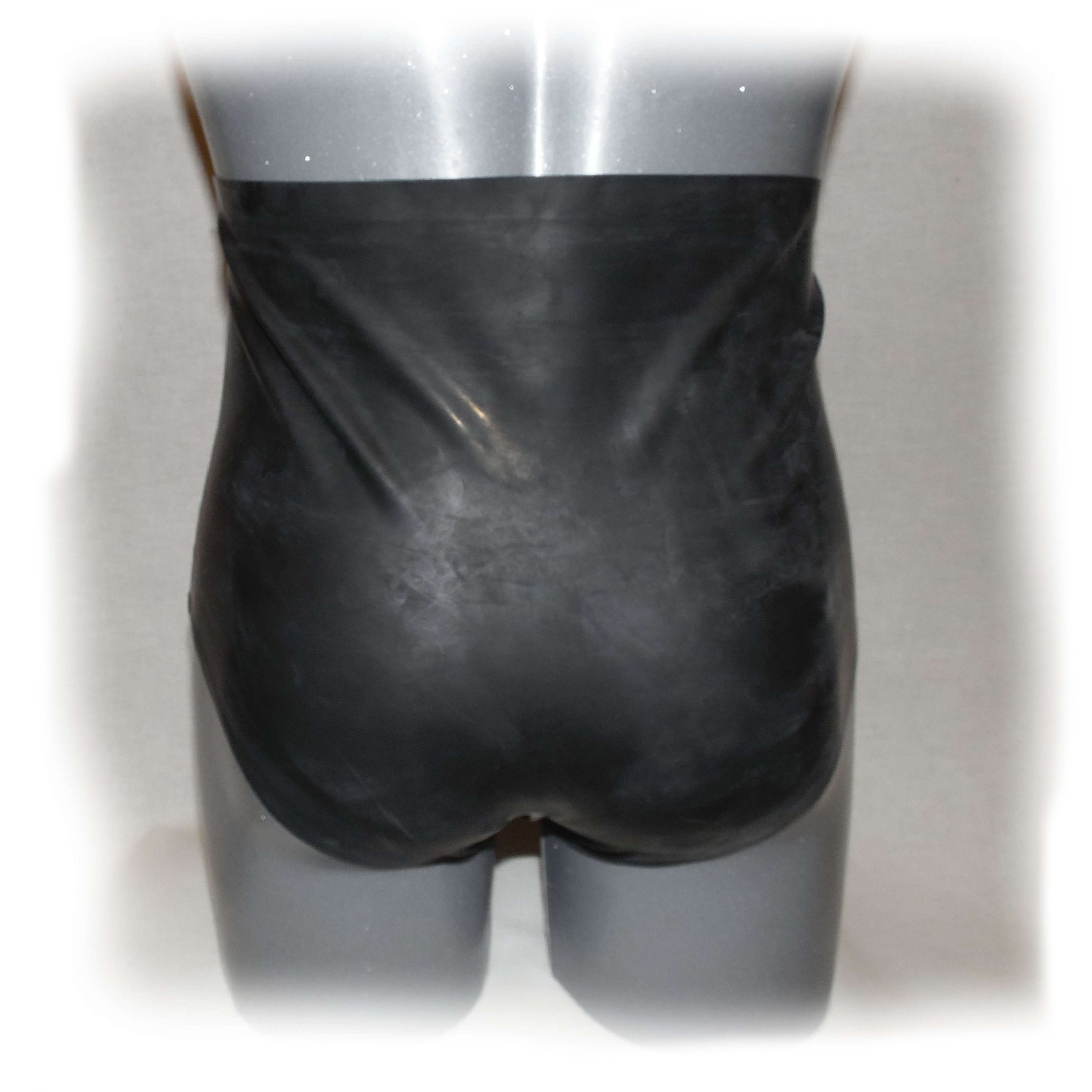 Latex Big Pants mit Kondom und extra hohem Bund 0,4 mm