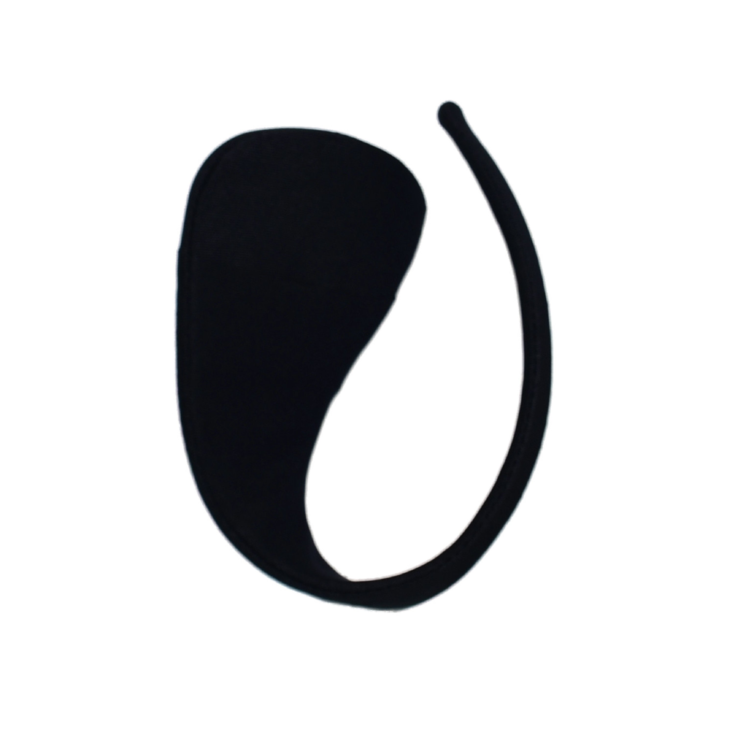 Black C-string for women with inner pocket