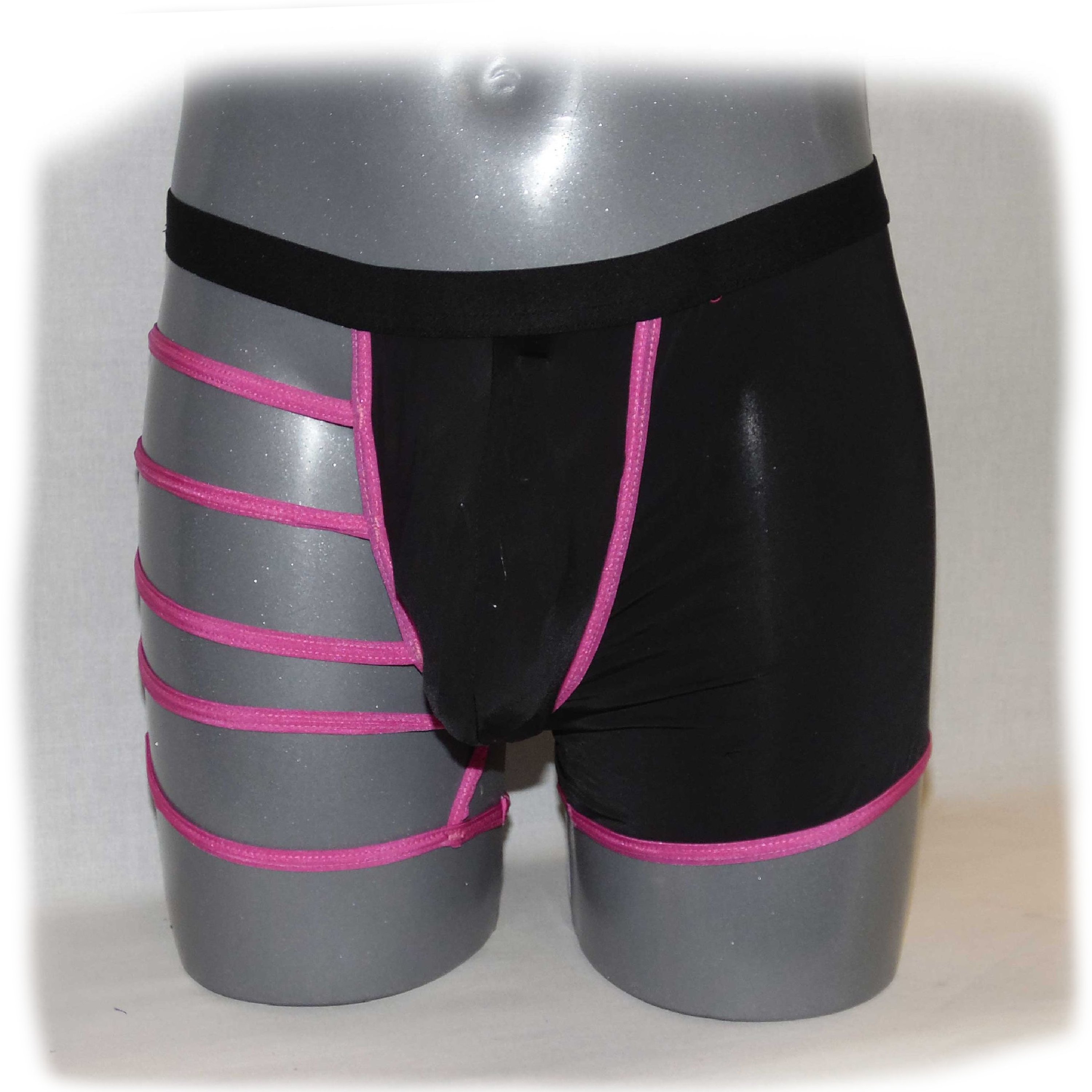 Asymmetrische Boxer rosa