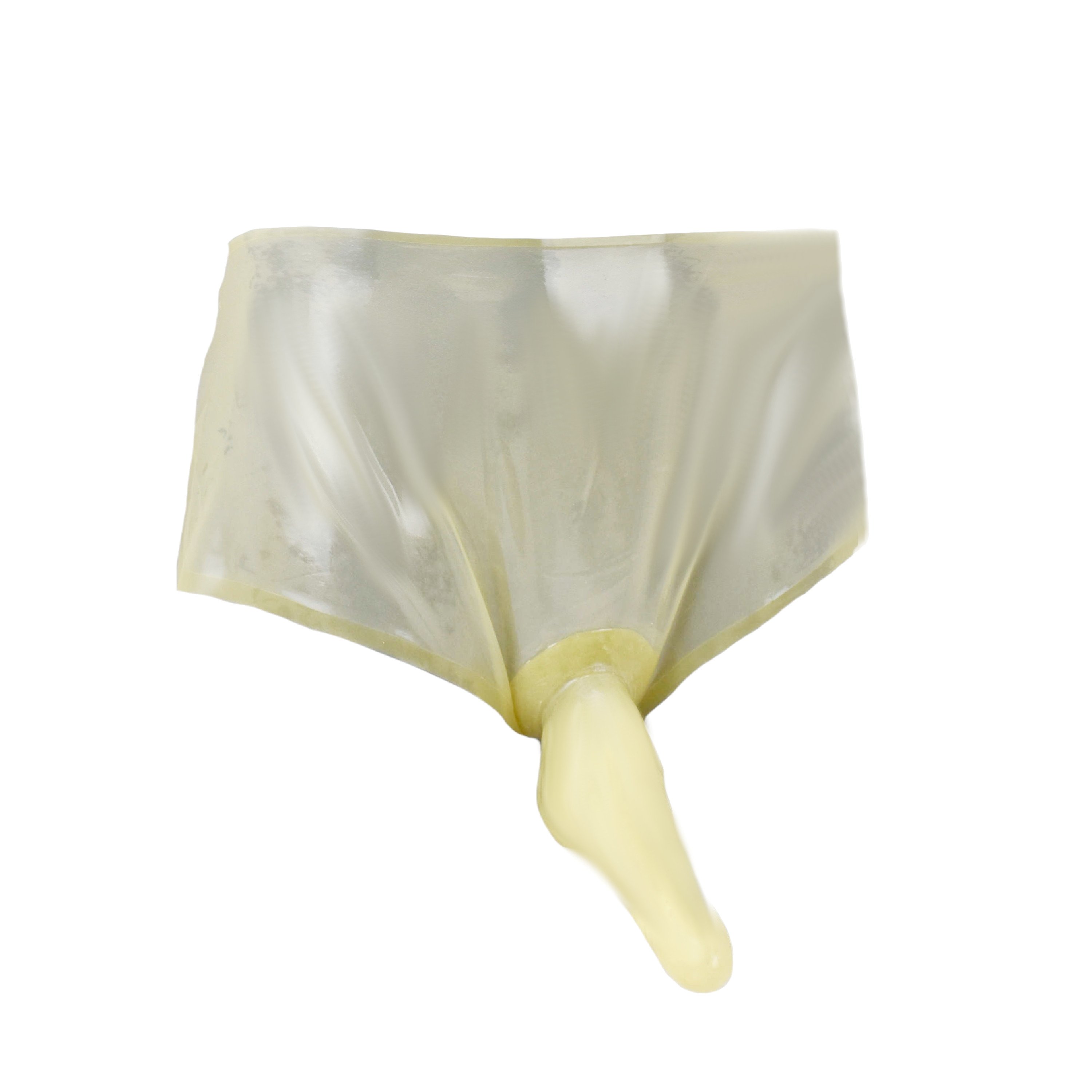 Latex Big Pants mit Kondom 0,4 mm