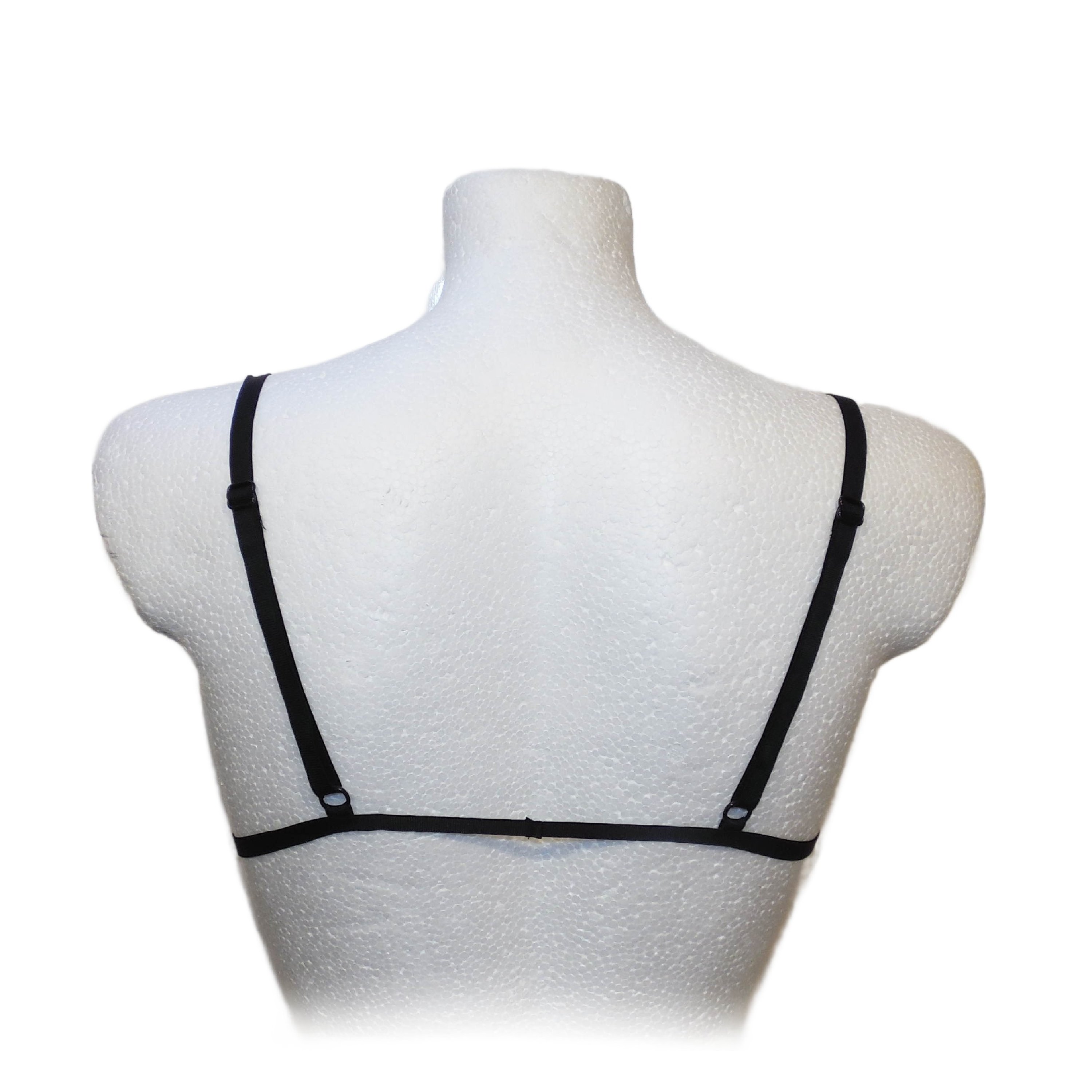 Bras Black Harness